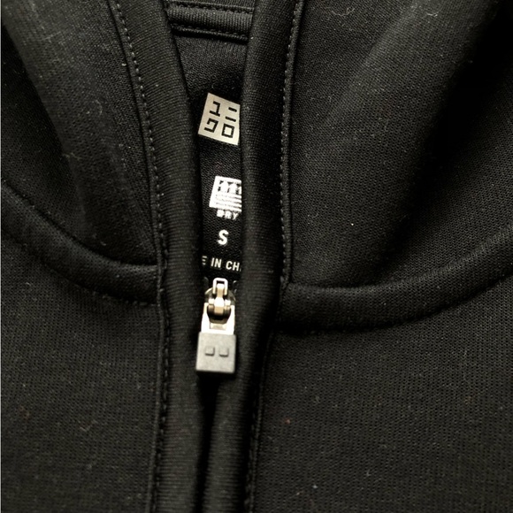 Uniqlo Women’s Relaxed Fit Black Zip-Up Hoodie Size S - Picture 7 of 11